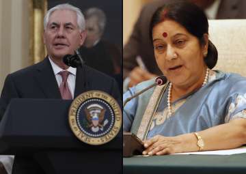 Sushma Swaraj and Rex Tillerson today held their first telephonic conversation