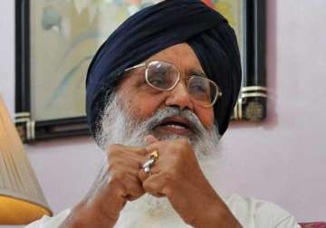 File pic of Parkash Singh Badal