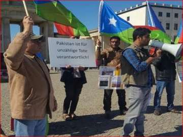 Baloch protesters 