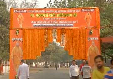 Preparations underway for CM Yogi Adityanath’s maiden visit to Gorakhpur 