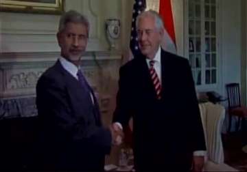 Jaishankar meets US Secretary of State Tillerson