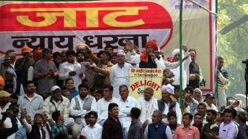 Jat protesters are planning a march to Parliament on Monday. 