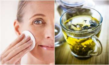 DIY green tea toner
