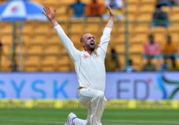 Nathan Lyon's career-best 8/50 restricts India to 189