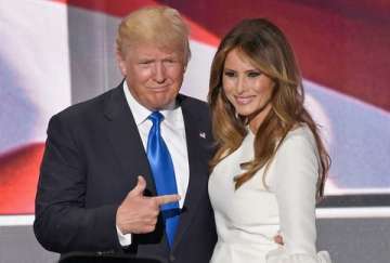Melania with husband Donald Trump
