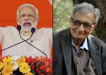 Modi takes a veiled dig at Amartya Sen on note ban