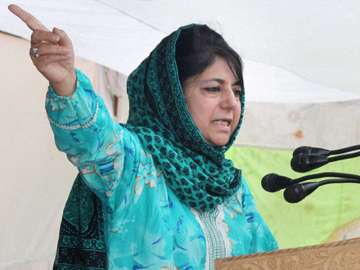 File pic of Mehbooba Mufti 