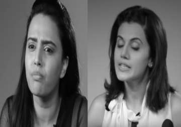 Taapsee Pannu and Swara Bhaskar video