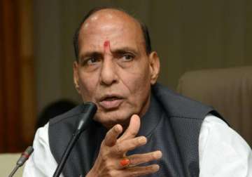 File pic of HM Rajnath Singh 