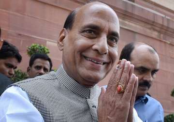 File pic of Union Home Minister Rajnath Singh