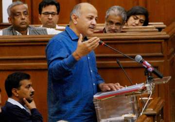  Manish Sisodia presenting the state budget 2017-18 in the Delhi Assembly