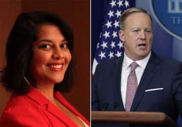 Sree Chauhan and Sean Spicer
