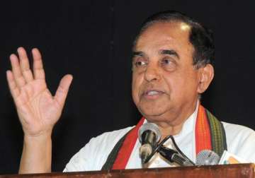 File pic of Subramanian Swamy