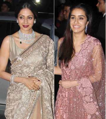 Sridevi and Shraddha Kapoor