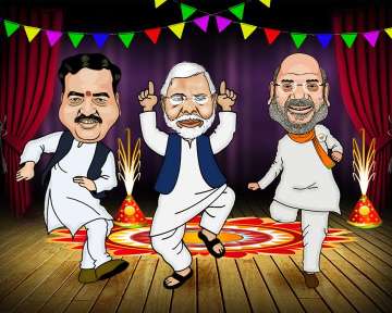 Early trends in Uttar Pradesh in favour of BJP