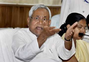 Nitish Kumar charged the government with going slow on benami properties