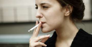 Dear women, please stop smoking. It may increase your heart attack risk. 