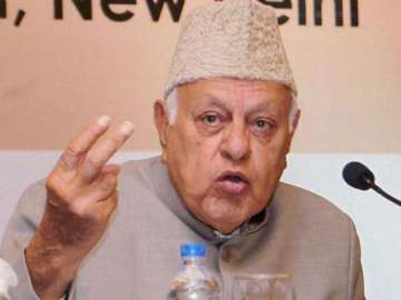 File pic of National Conference president Farooq Abdullah