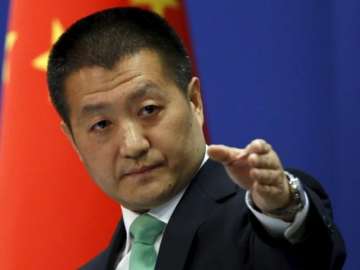 File pic of Chinese Foreign Ministry spokesman Lu Kang