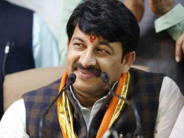 File pic of Delhi BJP chief Manoj Tiwari 