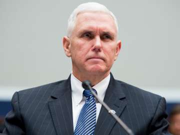 File pic of US Vice President Mike Pence