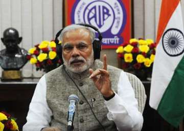 PM Modi speaking on Mann Ki Baat