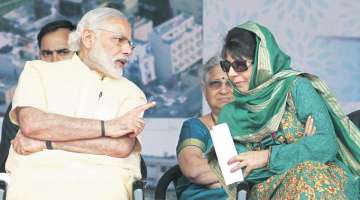 Narendra Modi, Mehbooba Mufti