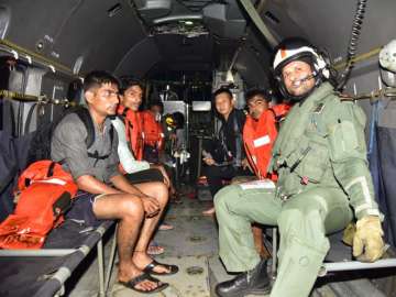 Navy rescues four from tugboat off Mumbai coast
