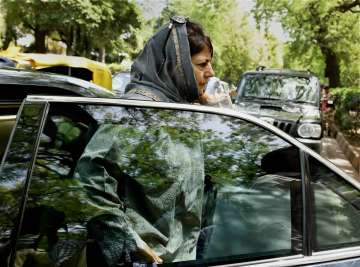 Mehbooba Mufti holds security meet amid worsening situation