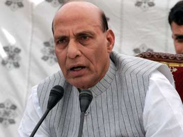 File pic of Union Home Minister Rajnath Singh 