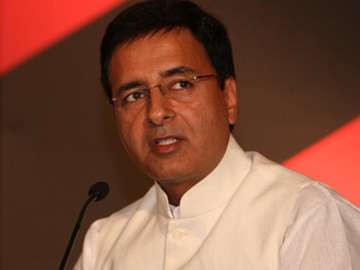 File pic of Congress spokesperson Randeep Singh Surjewala