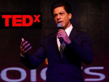 Shah Rukh Khan's first TED Talk: From humour to lungi dance, see pics and videos