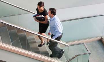 Feeling dull at office? Walk up & down the stairs 