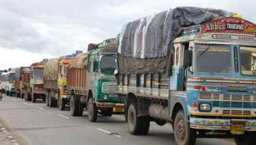 Truckers on indefinite strike against rise in insurance premium