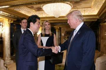 US to boost military defence against North Korea: Donald Trump tells Shinzo Abe