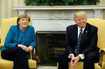 Donald Trump, Amgela Merkel