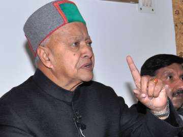 File pic of Himachal Pradesh Chief Minister Virbhadra Singh