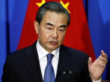 File pic of China's Foreign Minister Wang Yi