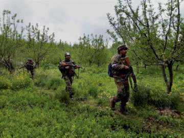 Security forces today conducted a massive op to flush out militants in Shopian