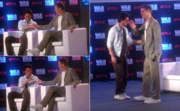 From dancing to promoting War Machine: Brad Pitt and Shah Rukh Khan chatted
