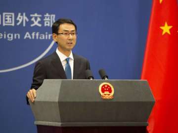 Chinese Foreign Ministry Spokesperson Geng Shuang 