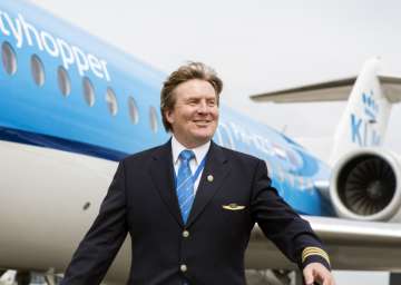 The Netherlands' King Willem-Alexander flew KLM planes for 21 years