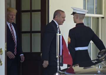 Turkish President Recep Tayyip Erdogan is visiting the US