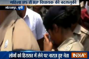 Don’t cross your limits’: BJP MLA moves lady IPS officer to tears
