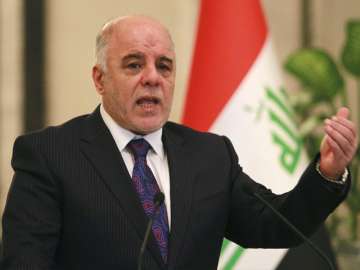 File pic of Iraqi Prime Minister Haider al-Abadi