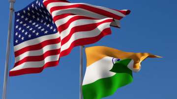 Flags of India and US