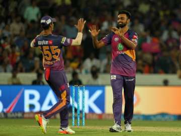 Jaydev Unadkat's hat-trick guides Pune to 12 runs win over Hyderabad