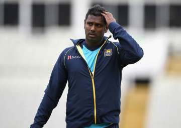 A file image of Sri Lanka captain Angelo Mathews.