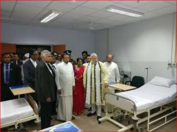 PM Modi inaugurates hospital in Sri Lanka