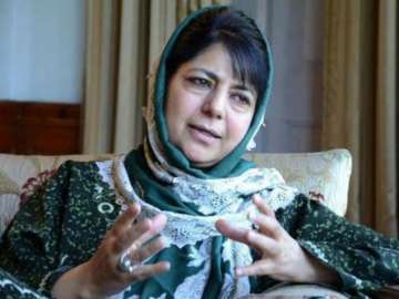 File pic of Mehbooba Mufti 